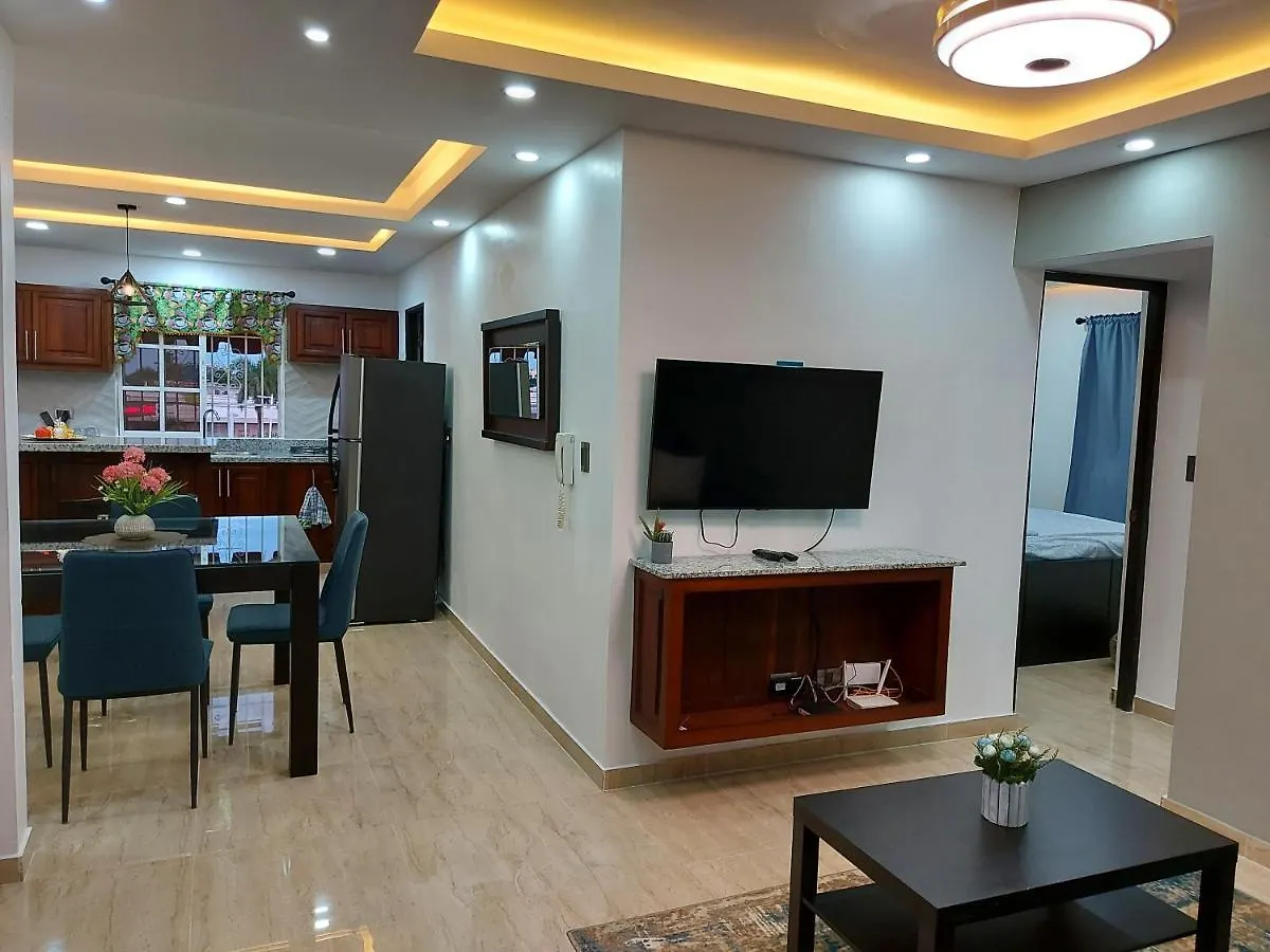 Apartmán Comodo Apto De 2Hab Con Aire 2Banos, Cerca De Todo En Alma Rosa I Santo Domingo Este Dominikánská republika